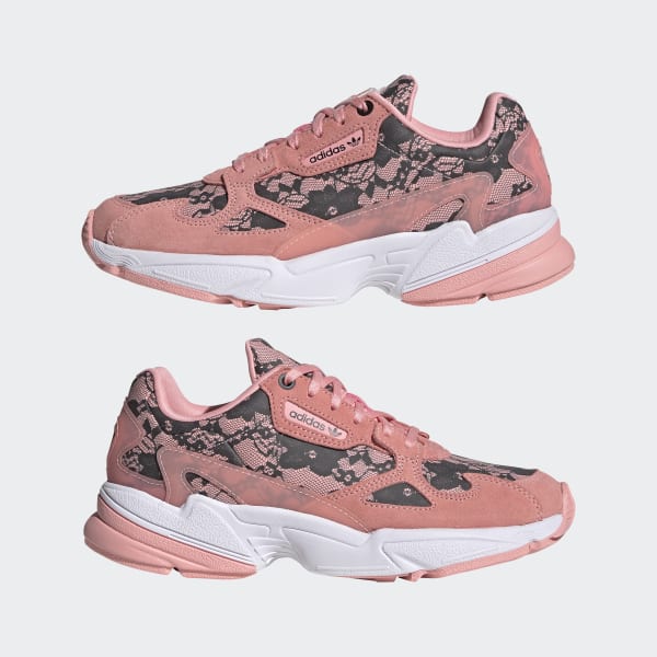 Adidas falcon noir et rose outlet
