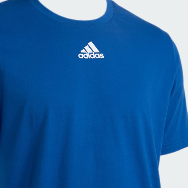 Azul Camiseta Logo Pequeno