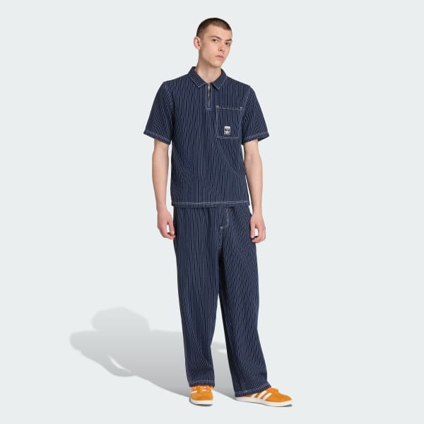 Azul Camiseta holgada Wabash