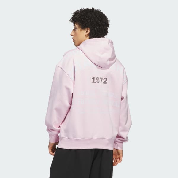 adidas ORIGINALS SHOEMAKER GRAPHIC HOODIE - Pink | Free Shipping