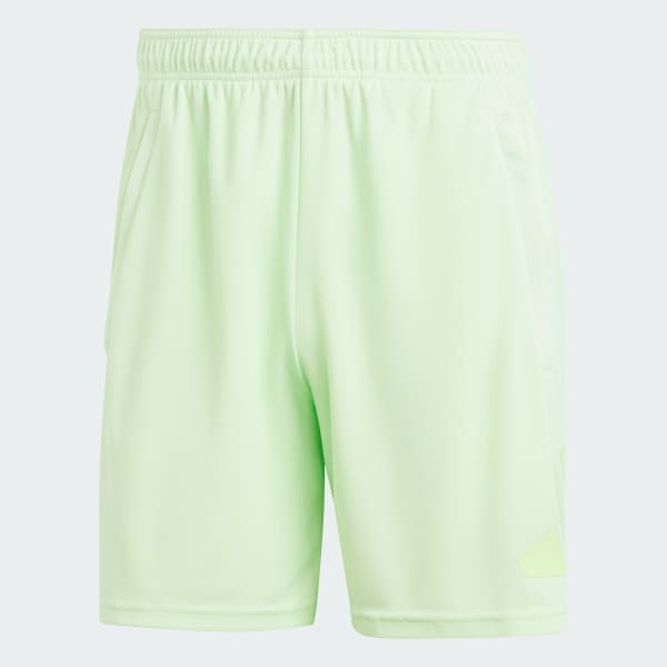 Green Train Essentials Logo Training Shorts