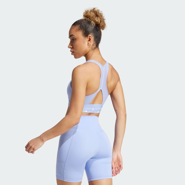 Azul Top Deportivo Powerreact Training Soporte Medio