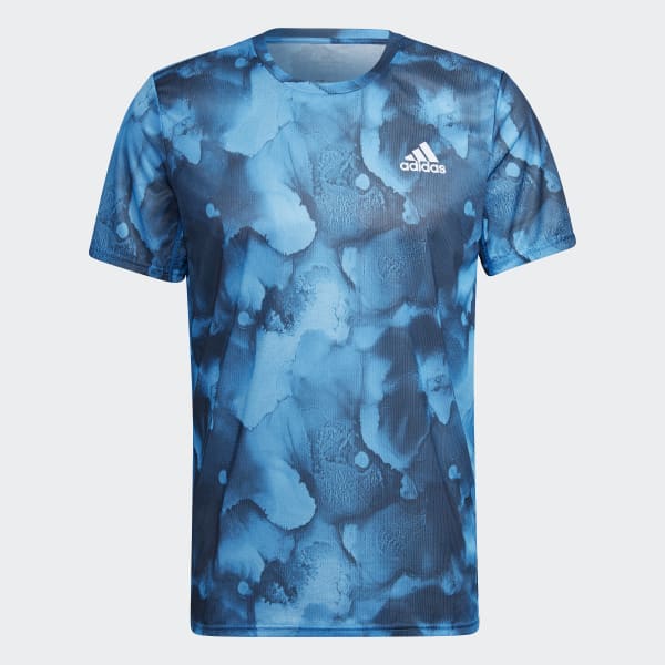 adidas Fast Graphic Tee Blue adidas India