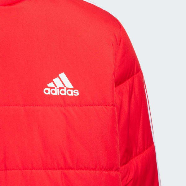 cervená Bunda 3-Stripes Padded Kids