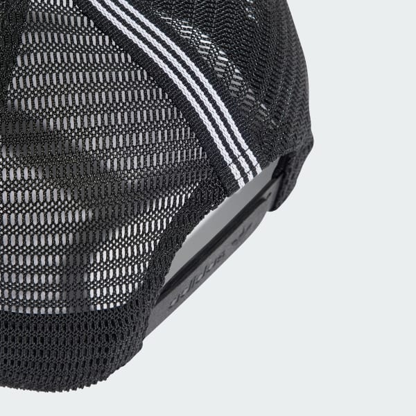 Negro Gorra Trucker Adicolor Classic Curvada Espuma