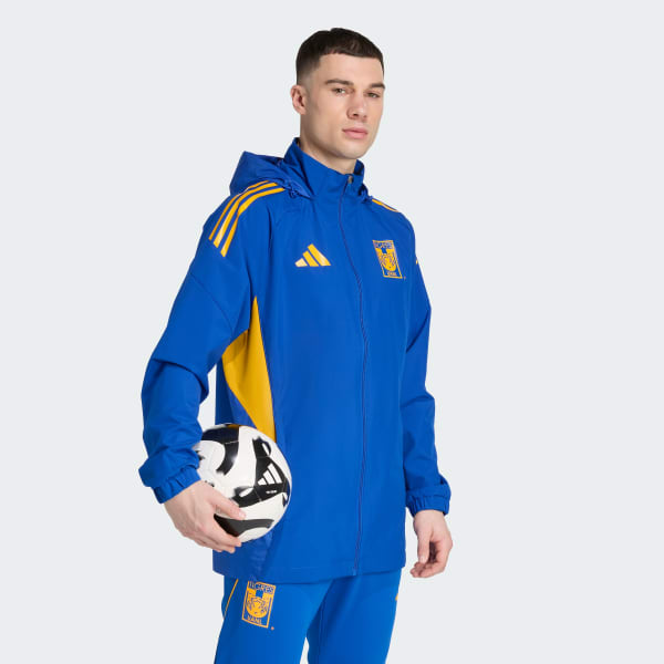 Azul Chamarra All-Weather Tigres UANL Tiro 25 Competition