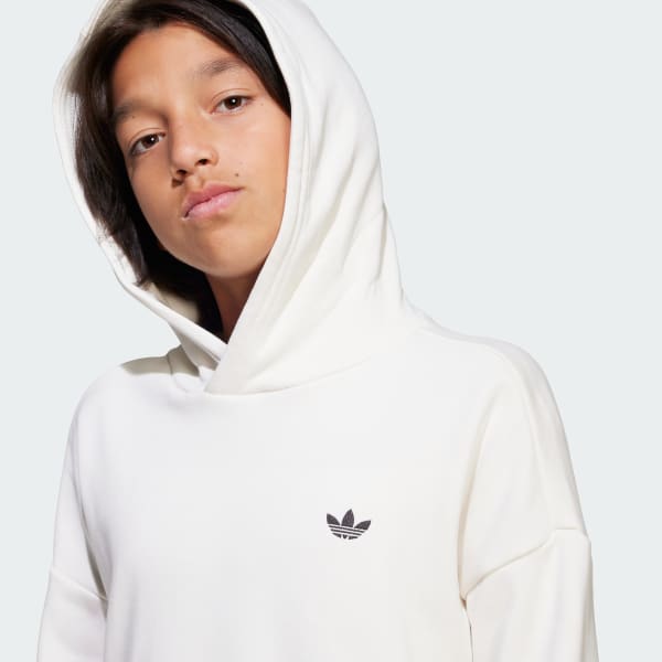 Youth white adidas hoodie on sale