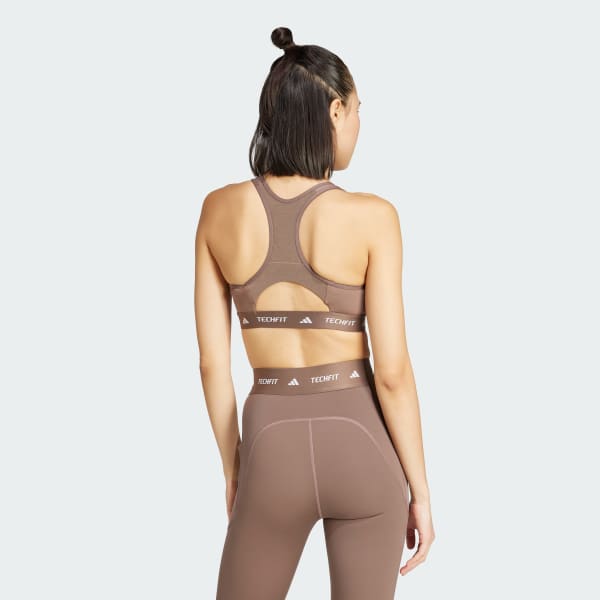 Brown TECHFIT Bra