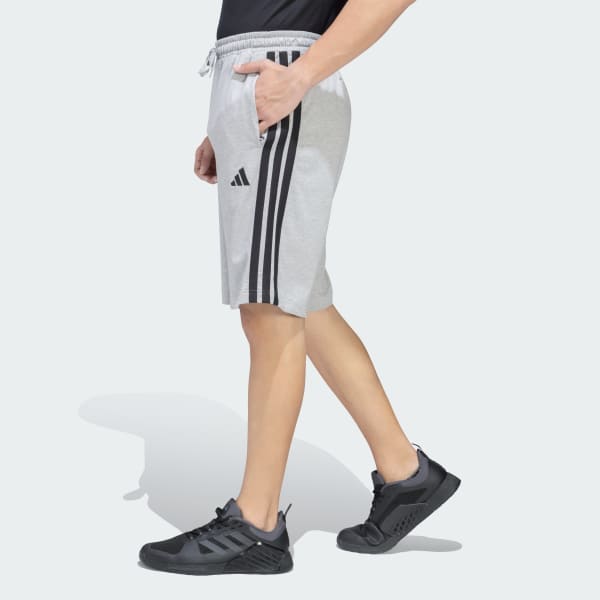 adidas Stripes Single Jersey 10 Shorts Grey adidas India