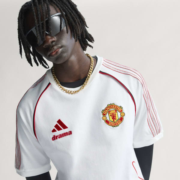 adidas Manchester United x Drama Call Tee - White | adidas Singapore