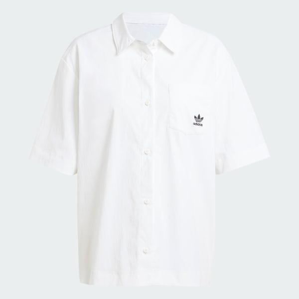 White Essentials Ripstop Short Sleeve Shirt