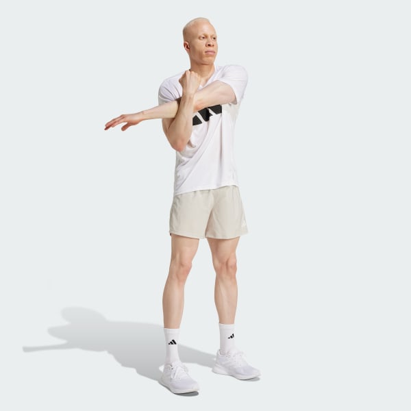 Beige Own The Run Shorts