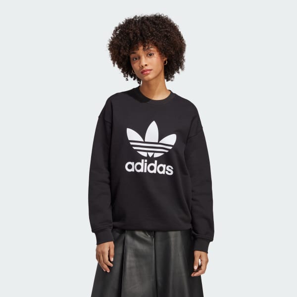 womens black adidas sweatshirt