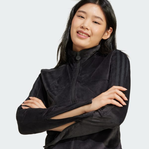 adidas Tiro Cut 3-Stripes Stretchy Velour Track Jacket