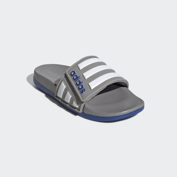 adidas Claquette Adilette Comfort Adjustable - gris ...