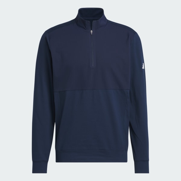 adidas Ultimate365 Tour Quarter-Zip Pullover - Blue | Free