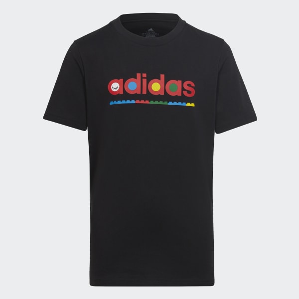 Negro Polo Estampado adidas x LEGO® 