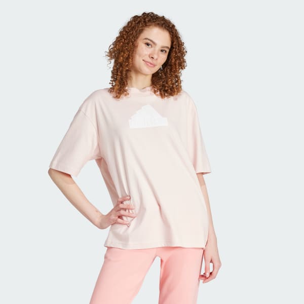 adidas Future Icons Badge of Sport Boyfriend Tee - Pink
