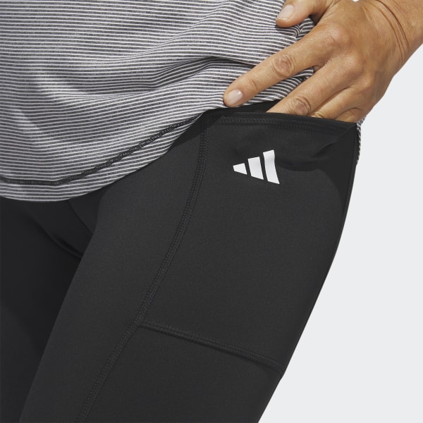 Schwarz Pocket Golf Leggings