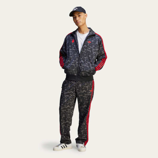 Black BAPE Firebird Track Top