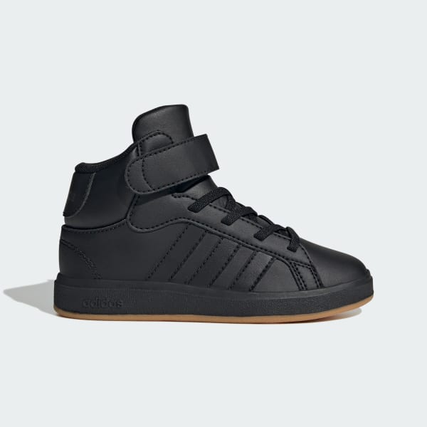 Negro Zapatillas Grand Court Mid para niños