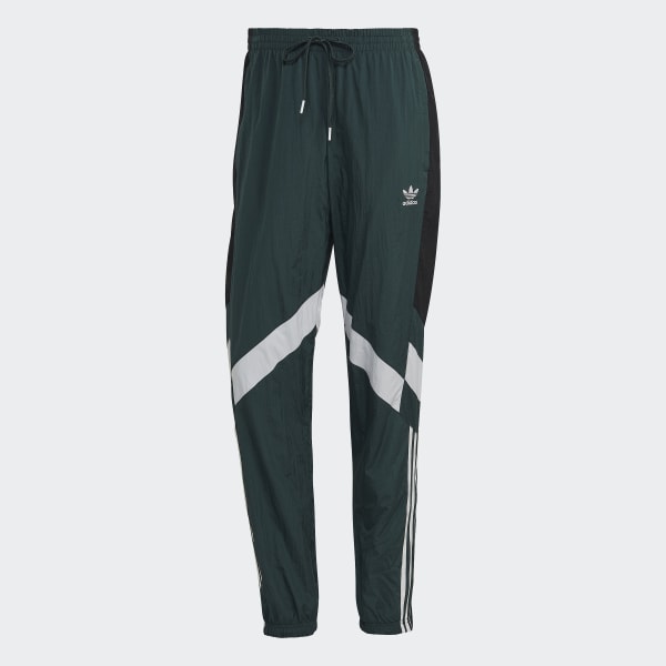 Green adidas Rekive Track Tracksuit Bottoms