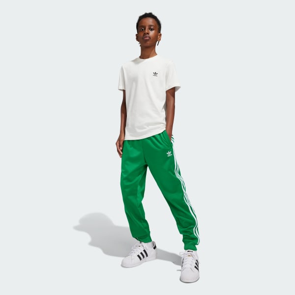 Adidas sst green track pants shop