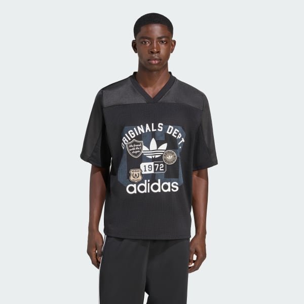 adidas Originals Dept. Graphic Mesh Jersey - Green | Free Shipping