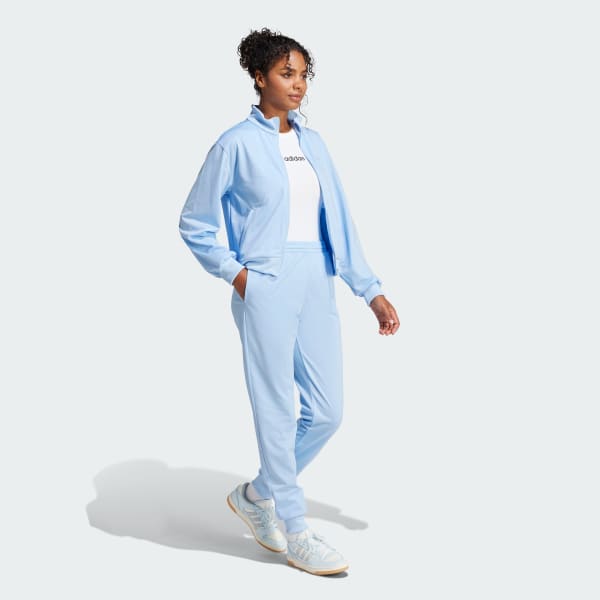 Blue Essentials Feel Cozy Track Suit