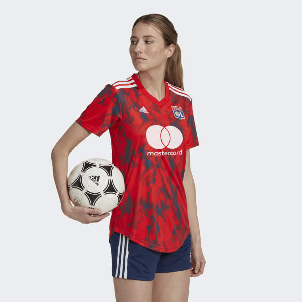 cervená Olympique Lyonnais 22/23 Away Jersey HPE72