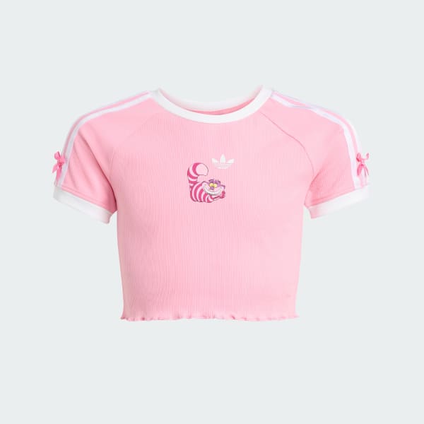 Rosa CAMISETA CORTA DE AJUSTE CEÑIDO ADIDAS DISNEY