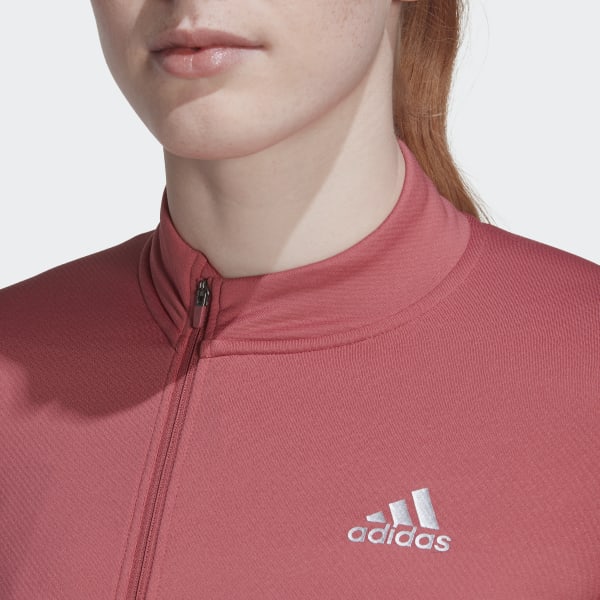 adidas COLD.RDY Long Sleeve Cycling Jersey - Red Women's Cycling adidas US