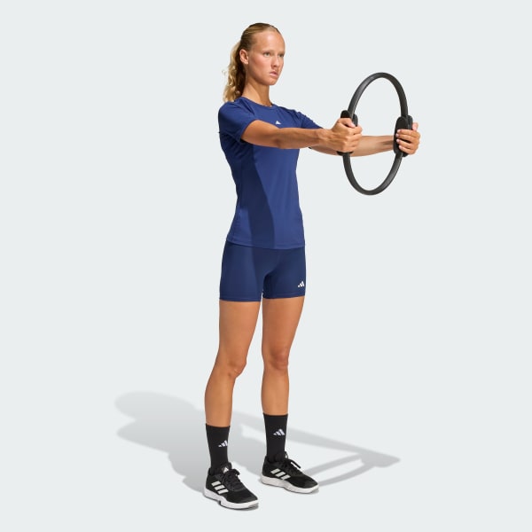 Bleu Legging court TECHFIT