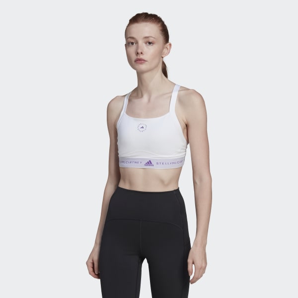Vit adidas by Stella McCartney TruePurpose Medium Support Bra DL559