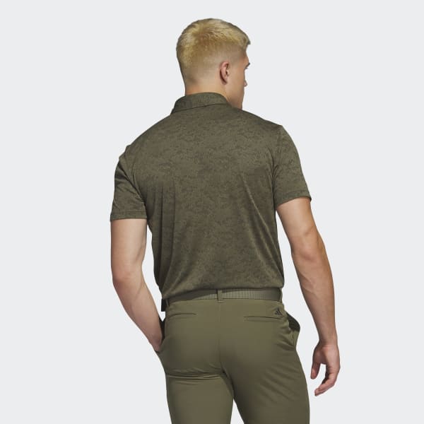 mau-xanh-la Áo Polo Golf Vải Jacquard Sần