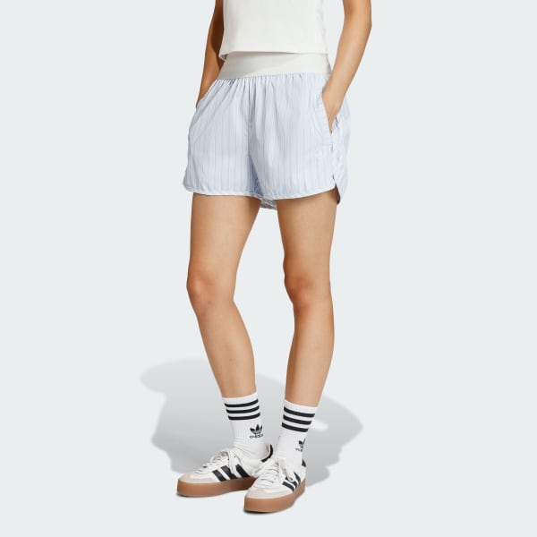 Blau POPLIN SHORTS