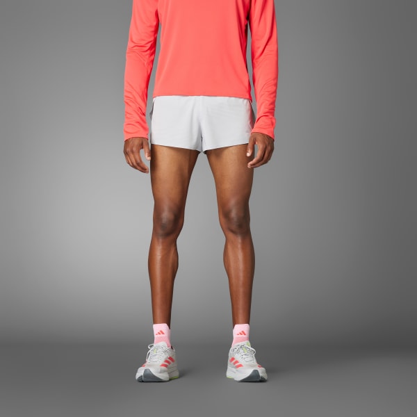 Grey Adizero Ekiden Running Shorts