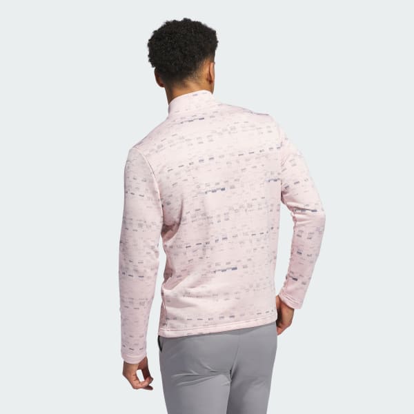 Rosa Sudadera Core Printed Quarter Zip