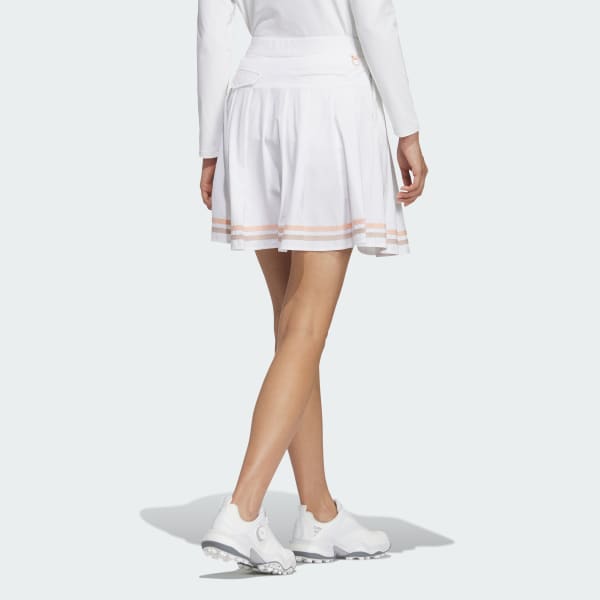 สีขาว กระโปรงพลีต AEROREADY