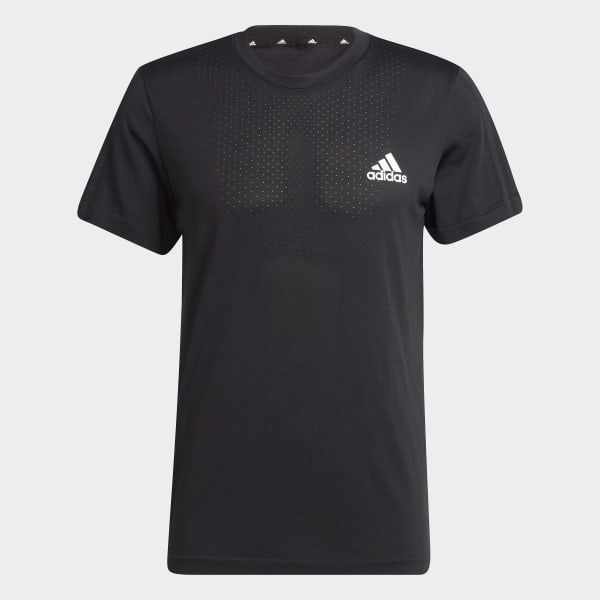 Negro Playera AEROREADY Motion Seamless Sport TW072