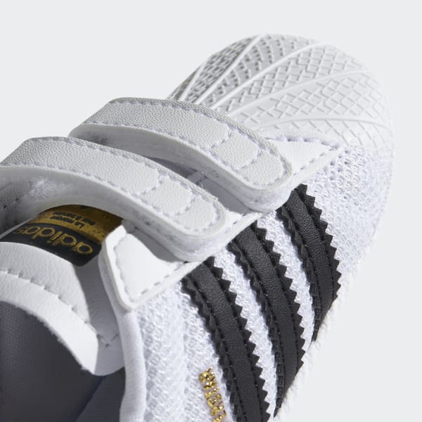 Adidas superstar crib shoes white outlet