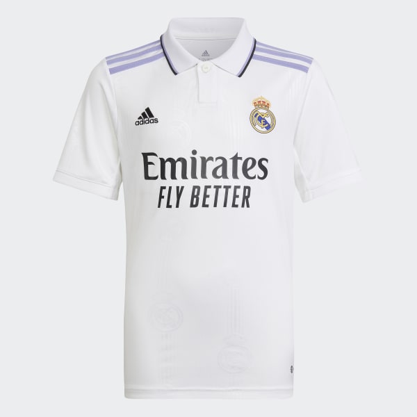 Hvit Real Madrid 22/23 Hjemmetrøye