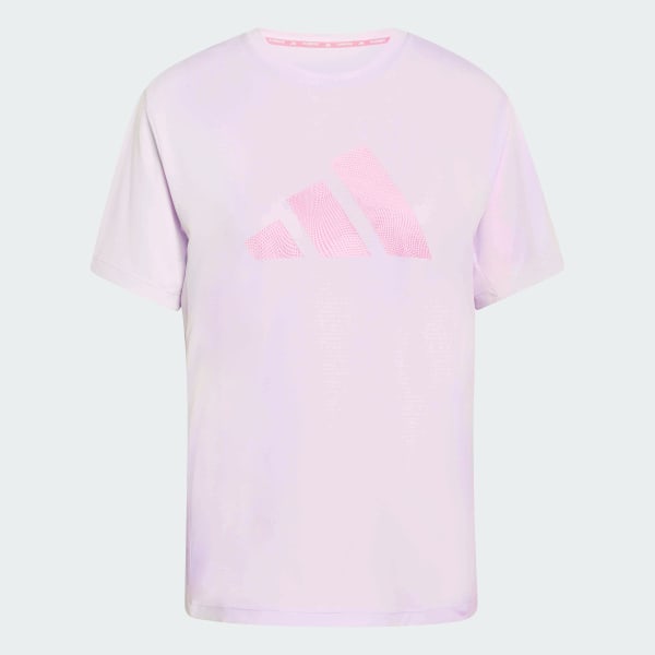 Mor adi365 Running Essentials Brand Love Tişört