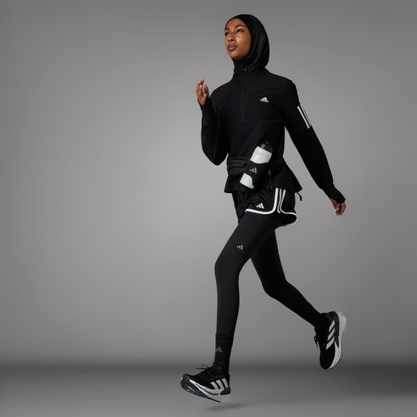 Running 1/2 Black Own Sweatshirt the Zip | | adidas Women\'s US Run adidas - Running