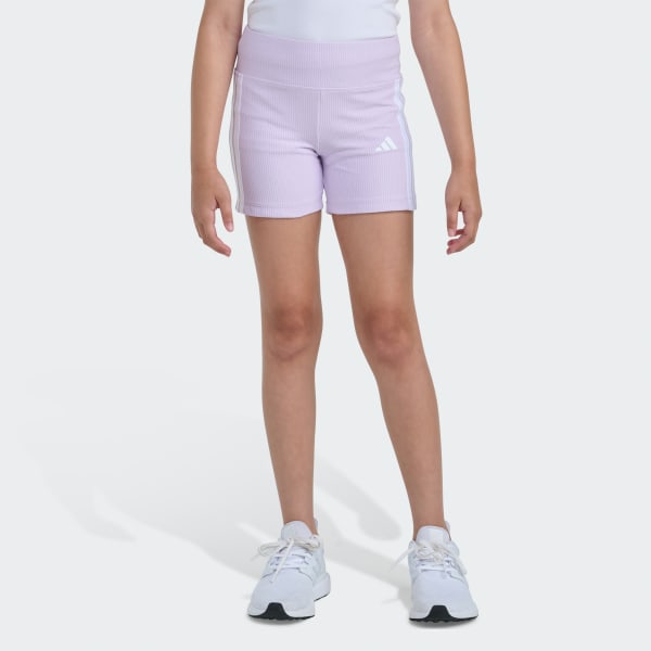 Purple RIB BIKE SHORTS