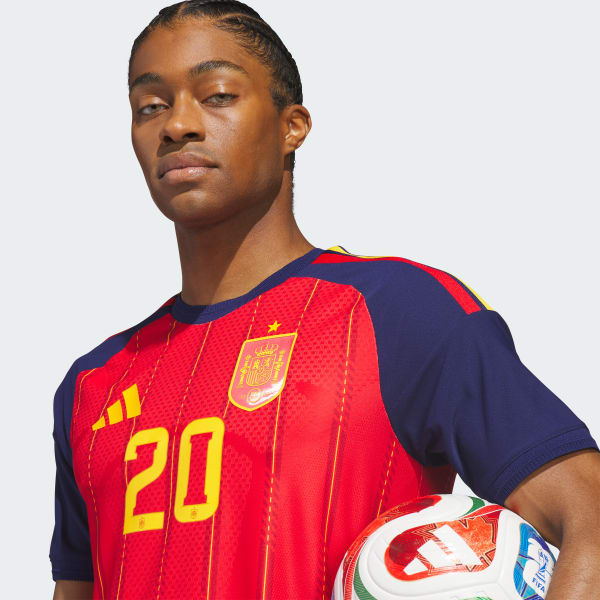 adidas Spain 26 Home Pedri Authentic Jersey - Red | Free Shipping