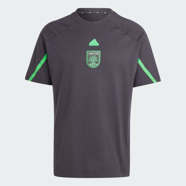 adidas Austin FC Designed for Gameday Travel Tee Black Free Shipping with adiClub adidas US