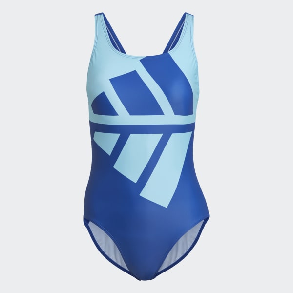 Blauw Logo Graphic Badpak SX838