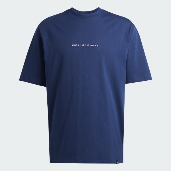 blauw Codes Doodle Camp Graphic T-Shirt