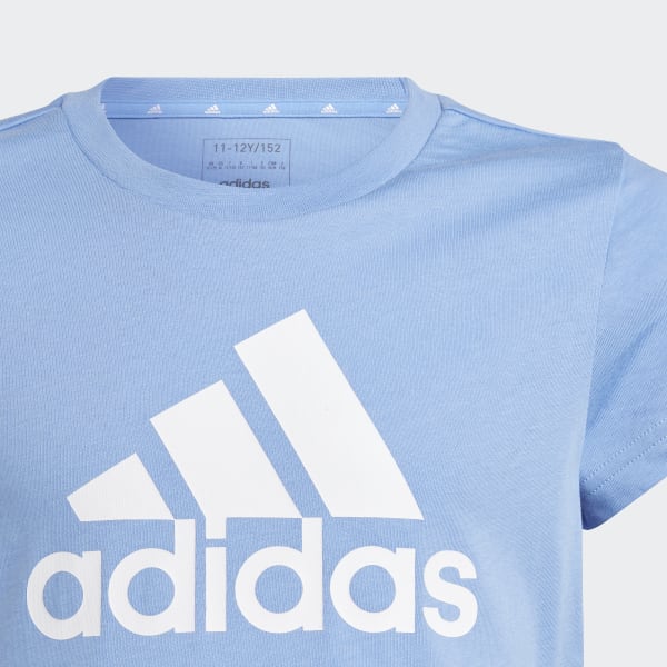 Bleu T-shirt en coton Essentials Big Logo